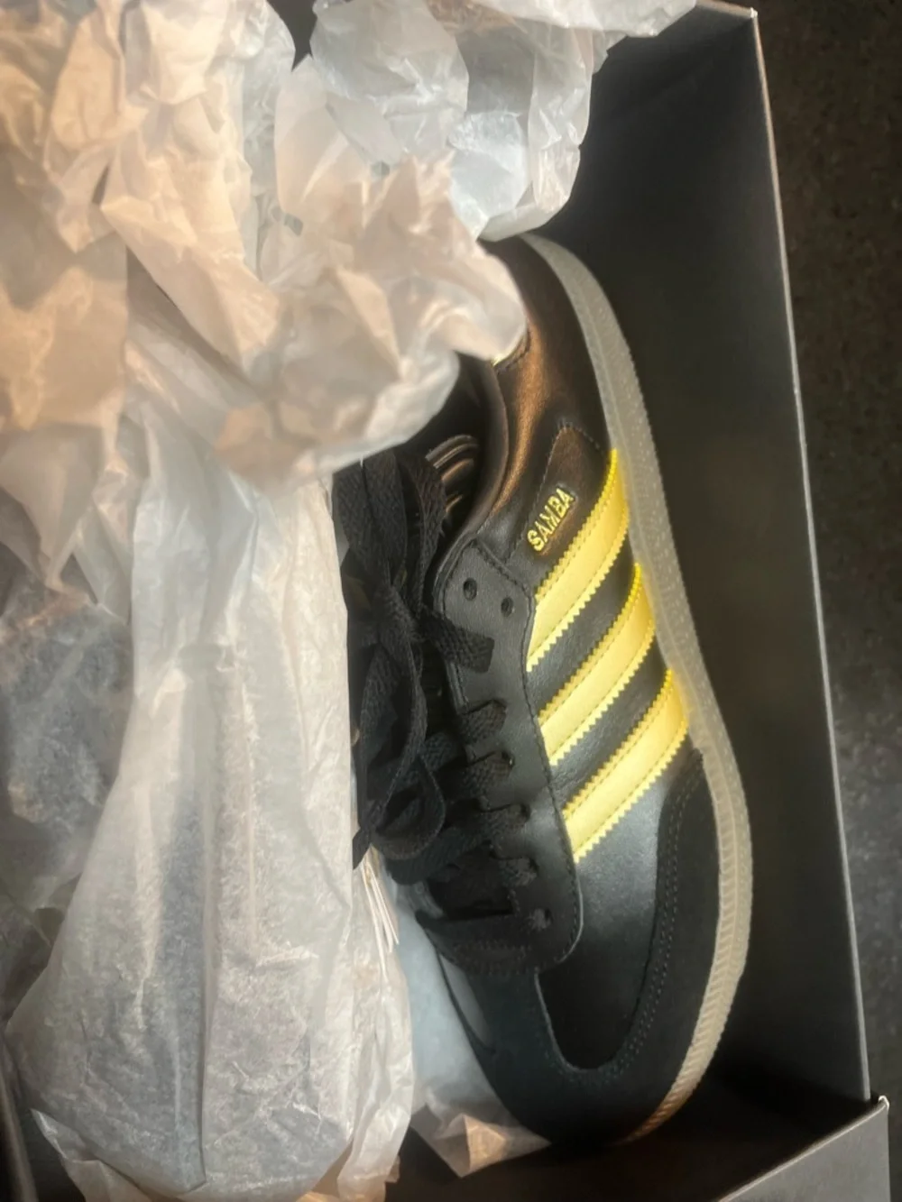 Limited Sz various adidas SAMBA OG SHOES blk gold